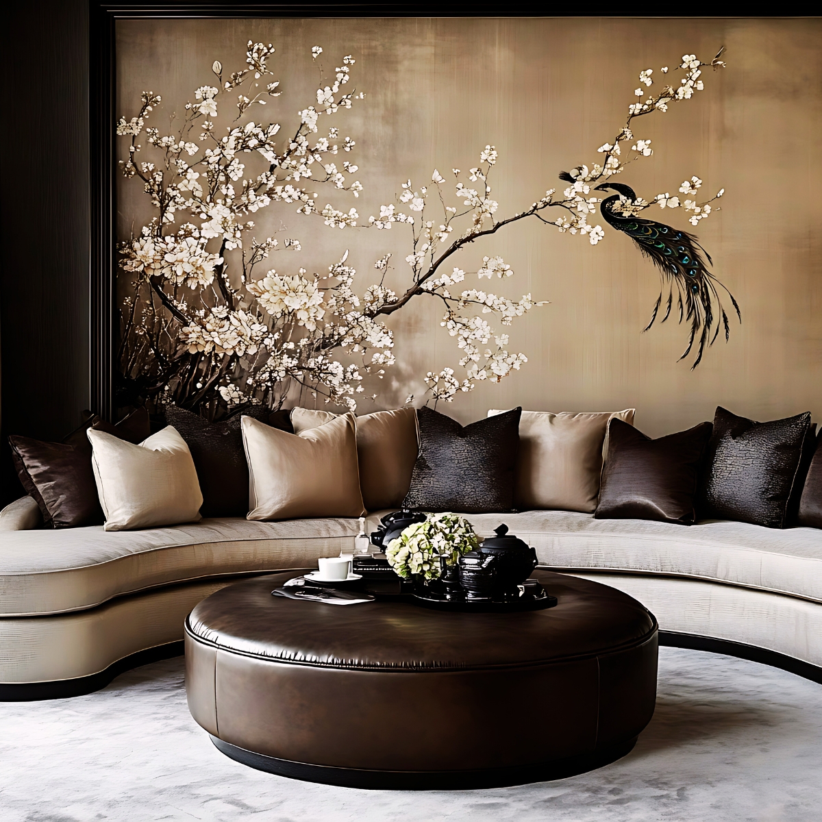 Plume Blossom Mural